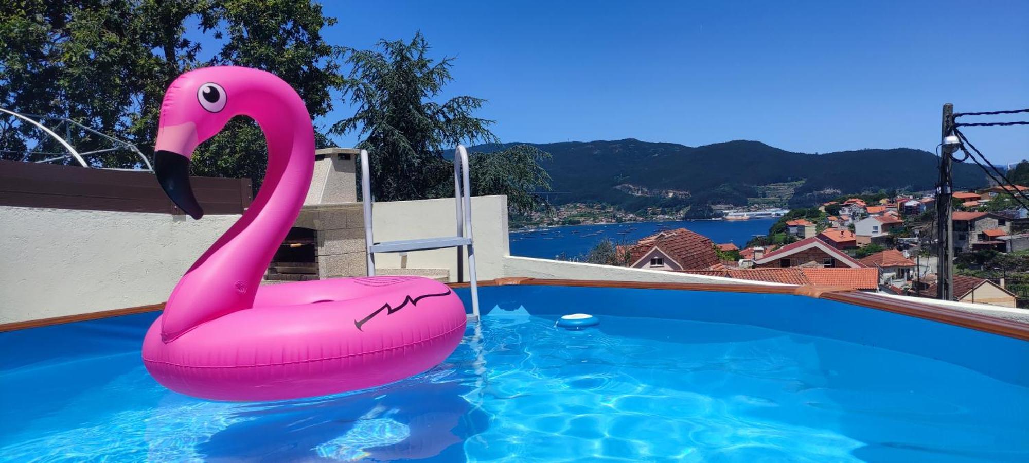 Villa Casa En Chapela, Con Vistas A La Ria De Vigo Exterior foto