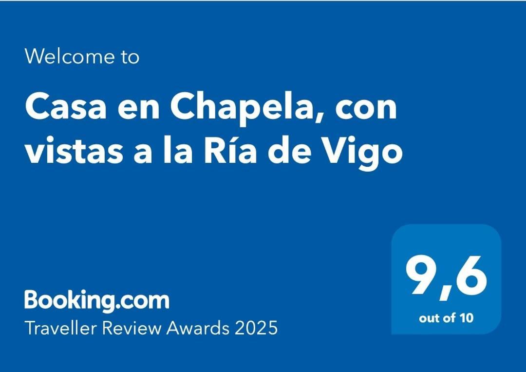 Villa Casa En Chapela, Con Vistas A La Ria De Vigo Exterior foto